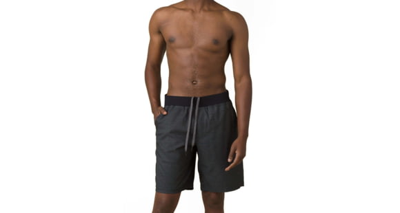 prAna Peak to Creek Short - Mens, Charcoal Heather, XL, 1963721-001-09-XL
