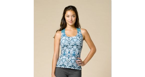 prAna Phoebe Top - Women's-Ink Blue Flour-Large