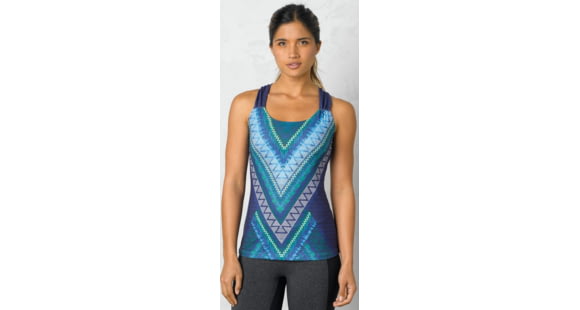 prAna Phoebe Top - Women's-Indigo Panama-Large