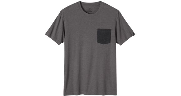 prAna Pocket T-Shirt - Men's-Charcoal-Small