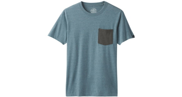 prAna Pocket T-Shirt - Men's, Blue Note Heather, Medium, M1POCK316-BNHT-M