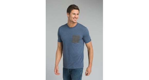 prAna Pocket T-Shirt - Men's, Denim Heather, XXLarge, M1POCK316-DEHT-XXL