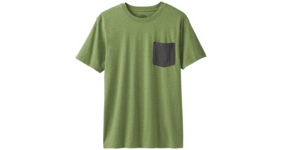 prAna Pocket T-Shirt - Men's, Matcha Heather, Large, M1POCK316-MCHT-L