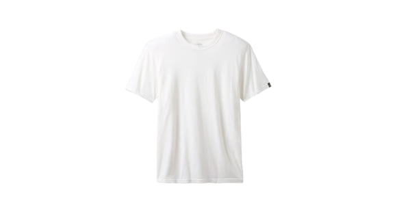 prAna Crew T-Shirt - Men's, White, X-Large, M1CREW114-WHT-XL
