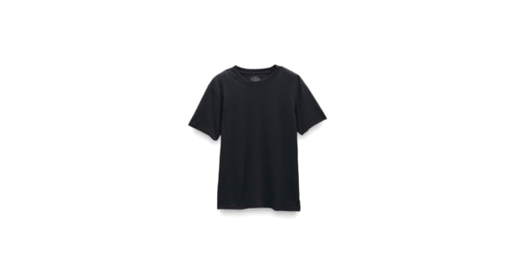 prAna Crew T-Shirt - Men's, Black, Large, 1971461-001-ST-L