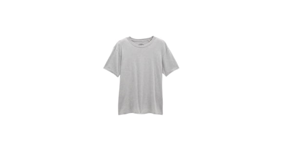prAna Crew T-Shirt - Men's, Medium Heather Grey, L, 1971461-021-ST-L