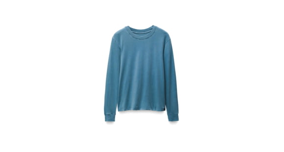 prAna Everyday Vintage-Washed LS Tee - Women's, High Tide, L, 2057021-400-L