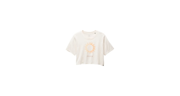 prAna Everyday VW Graphic Crop Tee - Women's, Canvas Sun City, L, 2066761-251-L