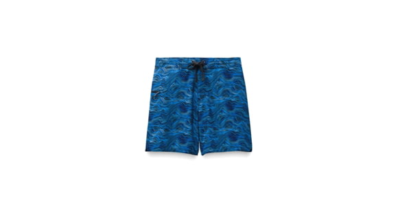 prAna Fenton Boardshort 9 Inch Inseam - Men's, Black Waves, 38, 1969521-962-09-38