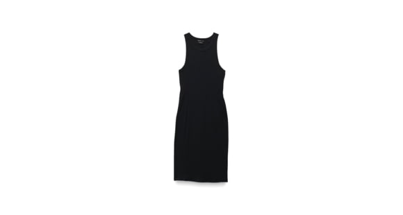 prAna Foundation Rib Dress - Women's, Black Heather, L, 1971491-002-L