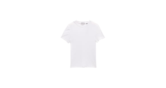 prAna Foundation Rib Tee - Womens, White, M, 1970821-100-M