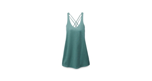 prAna Heavana Every Day Dress - Women's, Cool Dusk Heather, M, 2066871-400-M