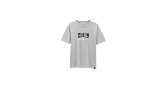 prAna Mountain Light SS Tee - Men's, Medium Heather Grey, L, 1969931-020-ST-L
