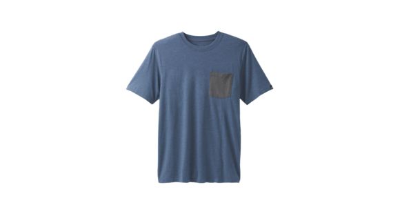 prAna Pocket T-Shirt - Men's, Denim Heather, Large, M1POCK316-DEHT-L