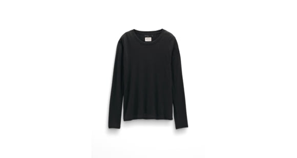 prAna Cozy Up Long Sleeve Tee - Womens, Black, S, 1971131-001-S