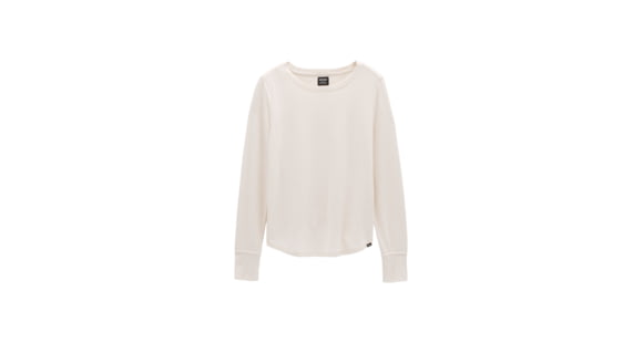 prAna prAna Cozy Up Long Sleeve Tee - Womens, Canvas Heather, XS, 1971131-250-XS