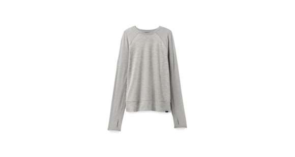 prAna Sol Searcher Long Sleeve Top - Women's, Heather Grey, S, 1971541-020-S