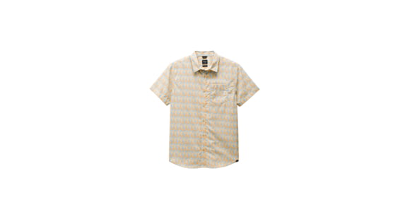 prAna Stimmersee Shirt Slim Fit - Men's, Aura Glow Retro Geo, S, 1970111-801-SL-S