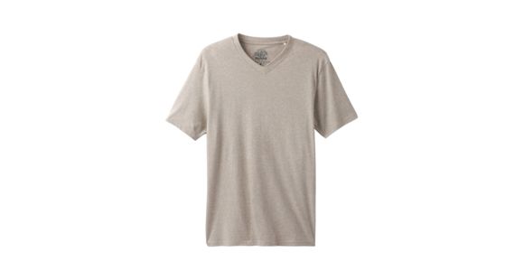 prAna V-Neck T-Shirt - Men's, Dark Khaki Heather, Small, M1VNEK114-DKHT-S