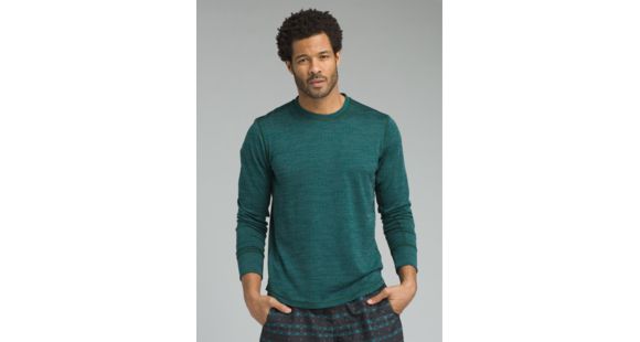 prAna Pratt Long Sleeve Crew - Men's, Highland Green, Small, M21181410-HLGR-S