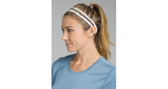prAna Printed Double Headband, Bone Alaska, One Size, U5PHEA110-BOAL-O/S
