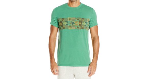 prAna Printed Ridge Tech T-Shirt - Men's -Dusty Pine Geode-X-Large