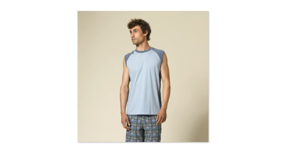 prAna Quest Sleeveless Shirt - Men's-Light Blue-Large