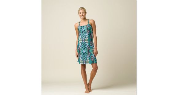 prAna Quinn Dress - Women's-Large-Coral Malibu