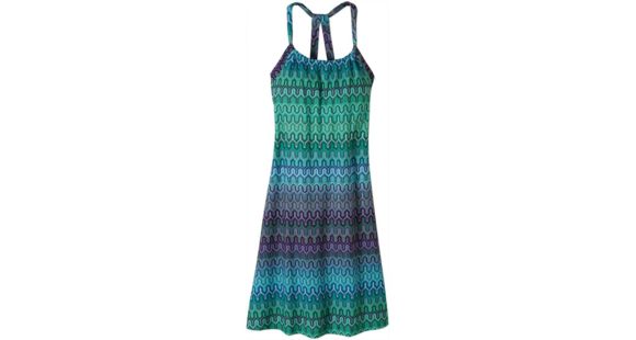 prAna Quinn Dress - Women's-X-Small-Cool Green Ibiza