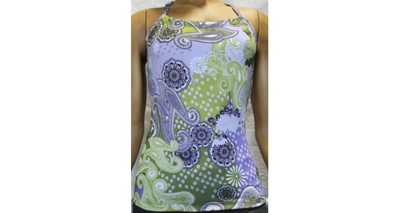 prAna Quinn Top - Women's-Dark Eggplant Gardenia-Small