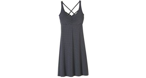 prAna Rebecca Dress - Women's-Black Pinstripe-Large