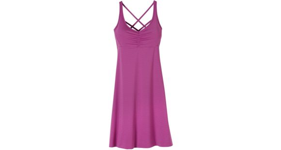 prAna Rebecca Dress - Women's-Orchid Pinstripe-Medium