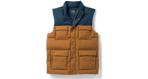 prAna Red Slate Vest, Dark Sky Colorblock, Large, 1969581-400-L