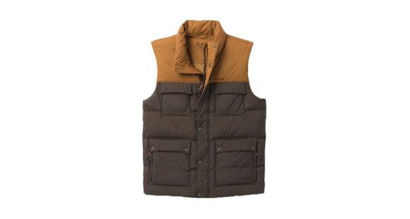 prAna Red Slate Vest, Walnut Colorblock, Large, M13202594-WACX-L