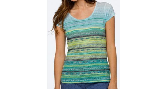 prAna Ribbon Tee - Women's-Aquavite-Large