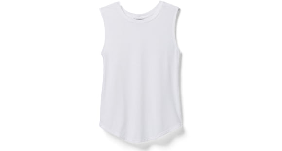 prAna Rogue Sleeveless Top, White, Medium, 1962871-100-M