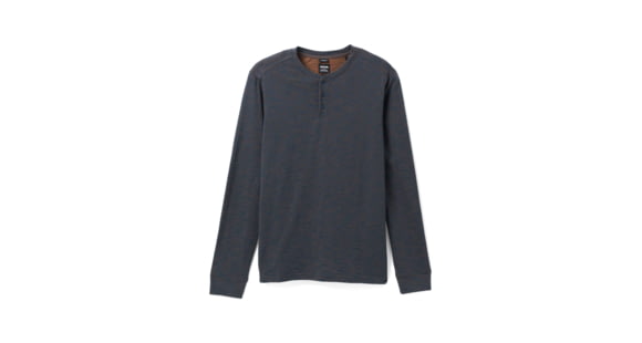prAna Ronnie Henley II Top - Men's, Extra Large, Dark Sky Heather, 1968041-400-ST-XL
