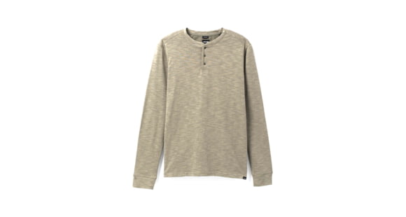 prAna Ronnie Henley II Top - Men's, Large, Rye Green Heather, 1968041-300-ST-L