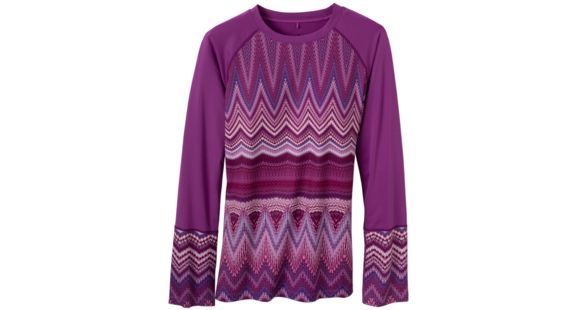 prAna Rory Rashguard - Women's -Summer Plum-Medium