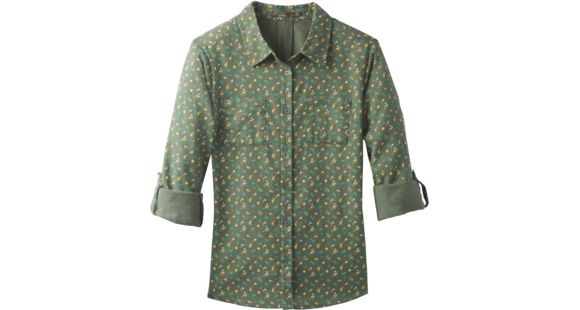 prAna Salinda Top - Women's-Olive Ditsy Floral-X-Small