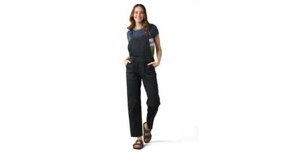 prAna Sancho Overalls - Women's, Small, Charcoal, 1968331-020-S