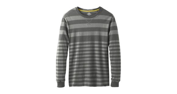 prAna Setu Crew, Gravel Stripe, XXL, M21170405 - GVST-XXL