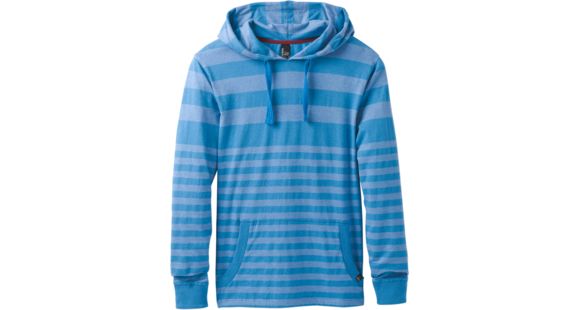 prAna Setu Hoodie - Men's -Future Blue Stripe-Large