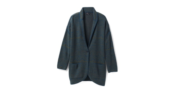 prAna Sevie Cardigan - Women's, Extra Small, Dark Sky Intarsia, 1967181-400-XS