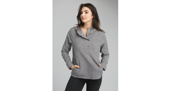 prAna Shelton Top - Women's, Gravel, Medium, W23180503-GRA-M