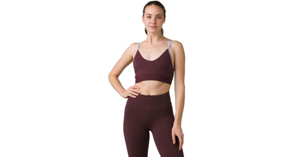 prAna Sopra Seamless Bra - Womens, Rich Cocoa, XS, 1970391-200-XS