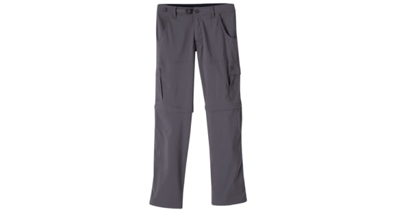 prAna Stretch Zion Convertible Pant - Men's, Charcoal, 28 Waist, Regular Inseam, M4SC32116-CHR-28