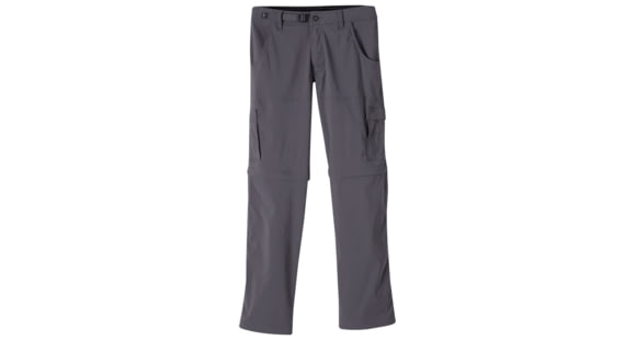 prAna Stretch Zion Convertible Pant - Men's, Charcoal, 40 Waist, Long Inseam, M4SC34116-CHR-40
