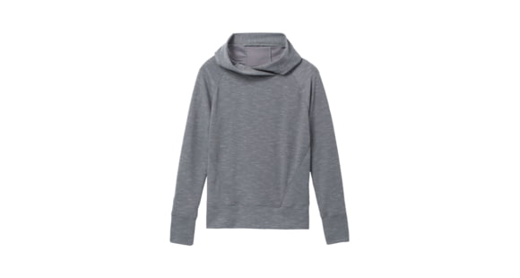 prAna Sunrise Hoodie, Heather Grey, Large, 1962081-020-L