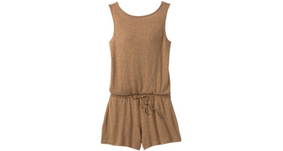 prAna Sylvie Romper - Women's, Butterscotch Stripe, Medium, W31202002-BTST-M